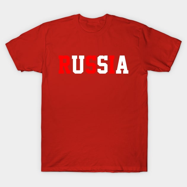 Russia/USA - Conspiracy Theory Design T-Shirt by DankFutura